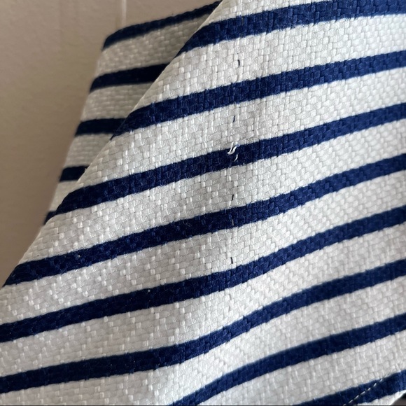 Blue Anthropologie A'hoy Striped Small Short Casual Dress - Picture 7 of 11